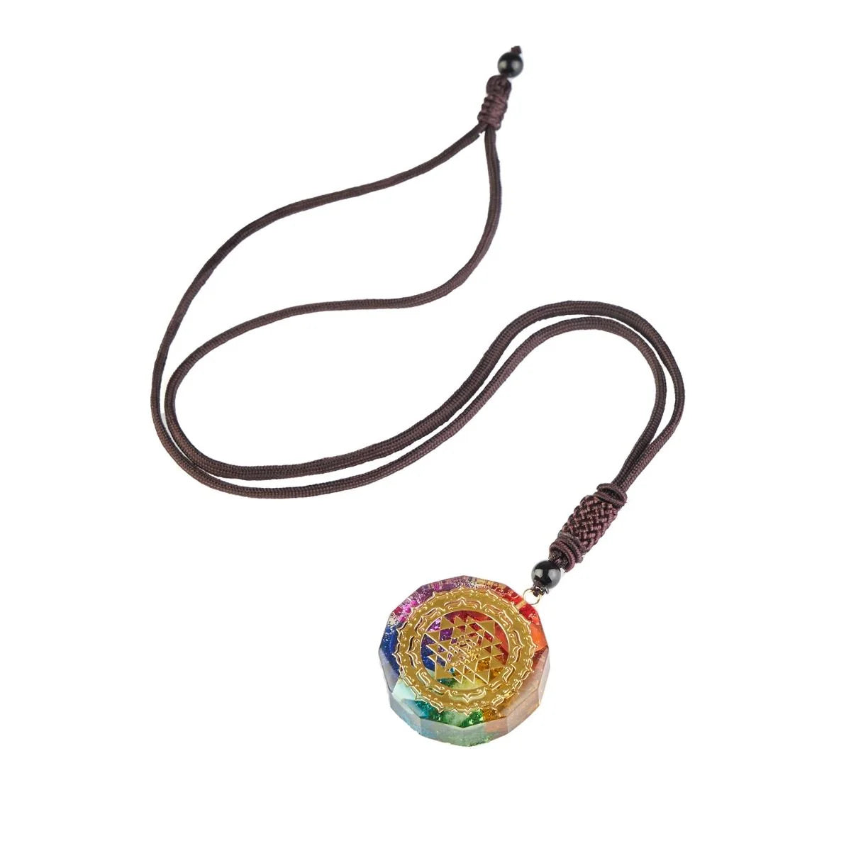 Chakra Orgonite Necklace - Balances EMF Protection & Orgone Energy