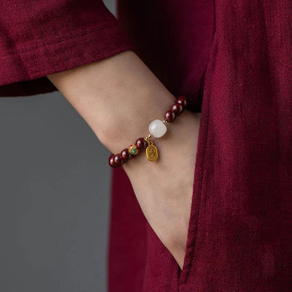 Red Cinnabar Good Fortune Bracelet