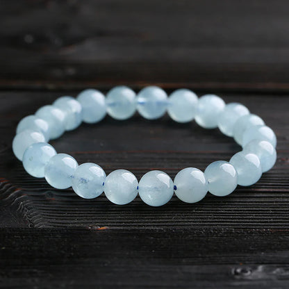 Blue Aquamarine Calming Bracelet- Grounding & Soothing