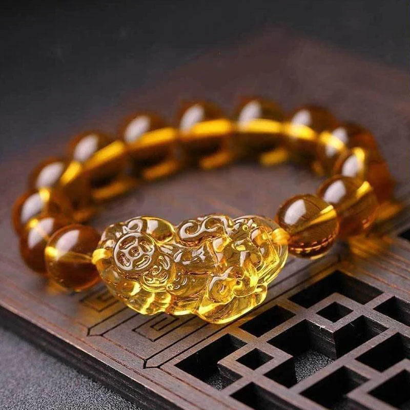 Citrine Pixiu Bracelet- Attract Wealth