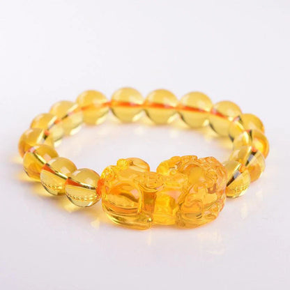 Citrine Pixiu Bracelet- Attract Wealth