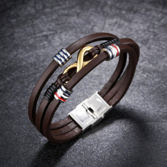 Leather Infinity Bracelet- Infinite Possibilities