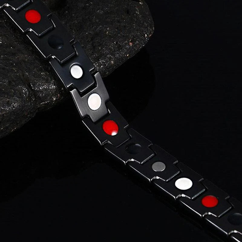 Magnetic Therapy Bracelets- Black, Silver, Gold