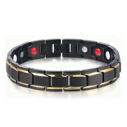 Magnetic Therapy Bracelets- Black, Silver, Gold