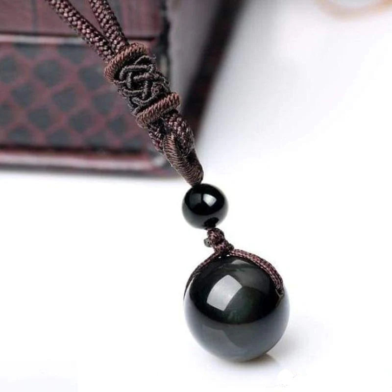 Rainbow Obsidian Necklace- Eye of Truth