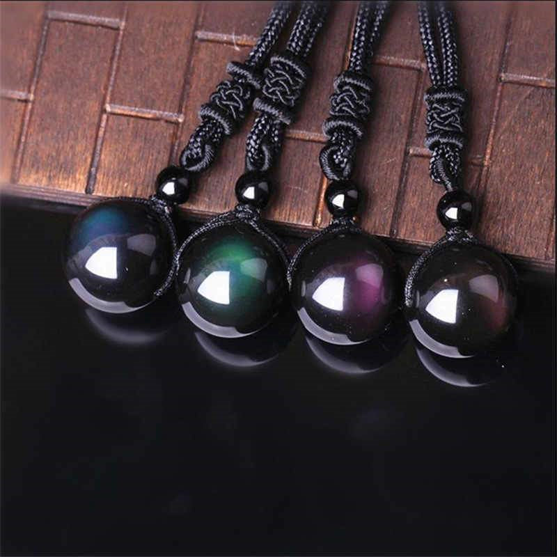 Rainbow Obsidian Necklace- Eye of Truth