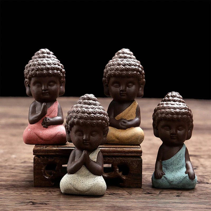 The 4 Noble Truths Figurines- Mini Buddha