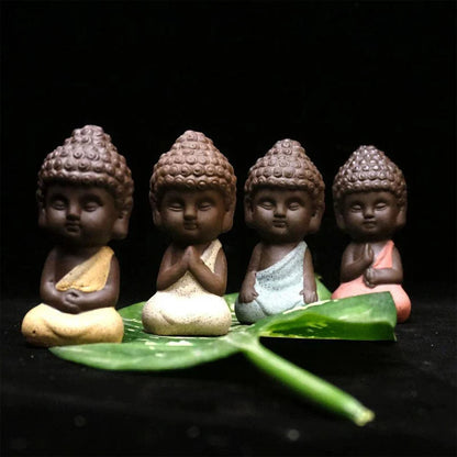 The 4 Noble Truths Figurines- Mini Buddha