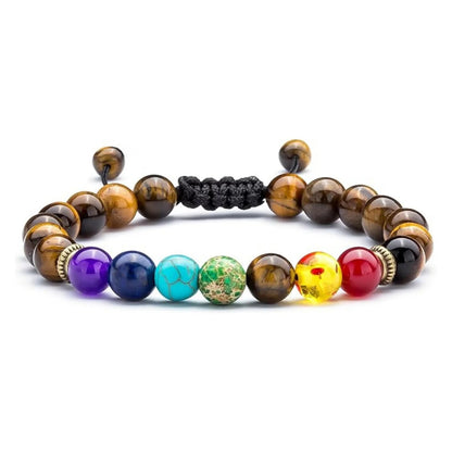 Tiger Eye Chakra Bracelet - Protection&Balance