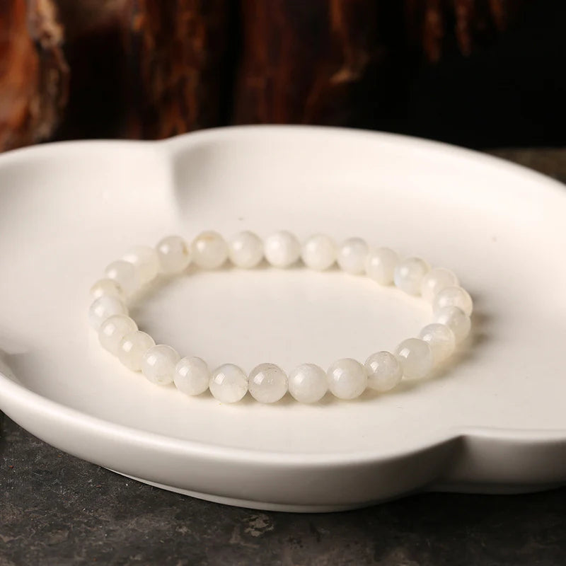 White Moonstone Bracelet- Feminine Energy