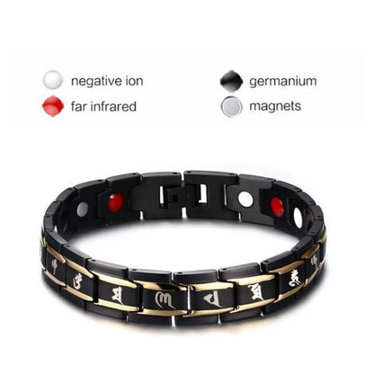 Germanium Titanium Bracelet - Magnetic Wellness Bracelet